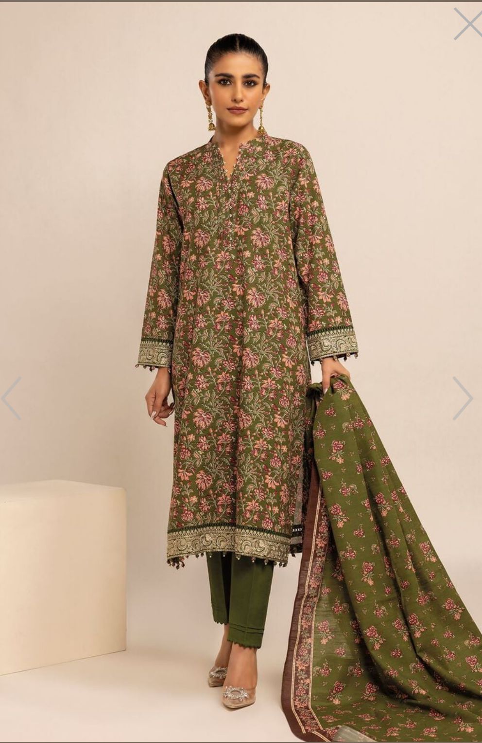 Khaddi Fabric 3 Piece (Winter)