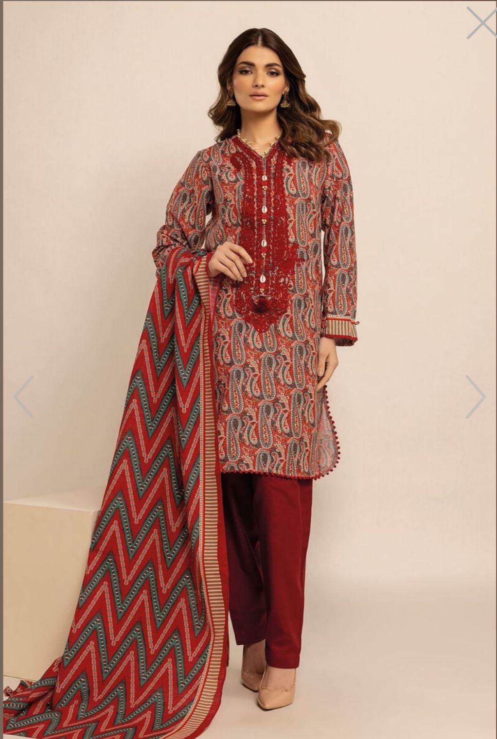 Khaddi Fabric 3 Piece (Winter)