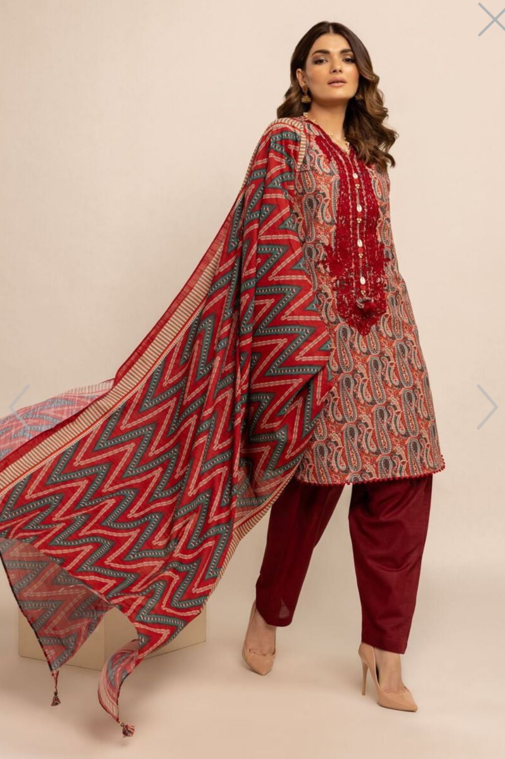 Khaddi Fabric 3 Piece (Winter)