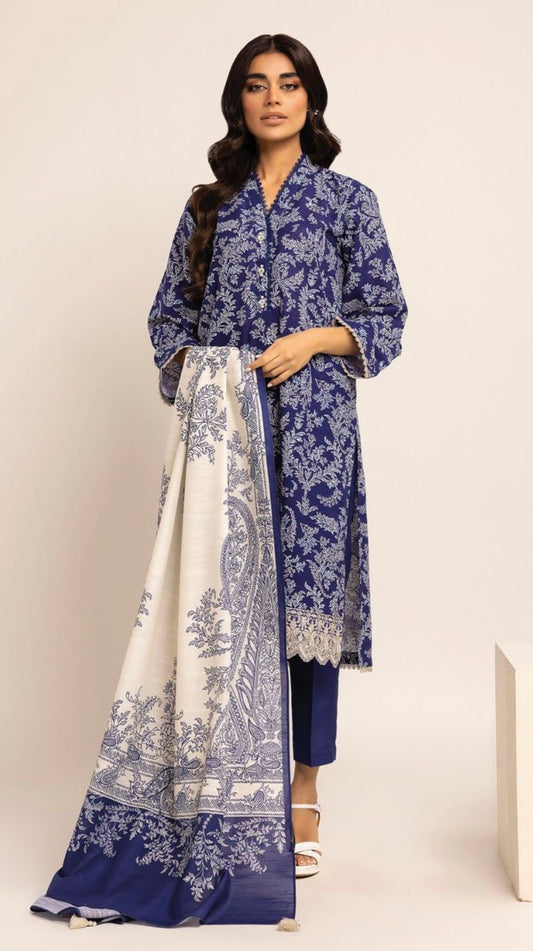 Khaddi Fabric 3 Piece (Winter)