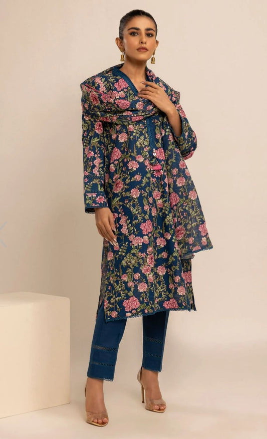 Khaddi Fabric 3 Piece (Winter)