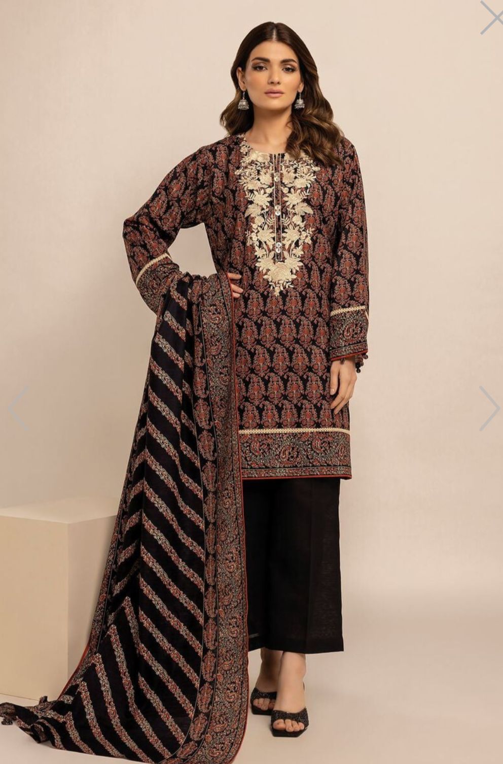 Khaddi Fabric 3 Piece (Winter)