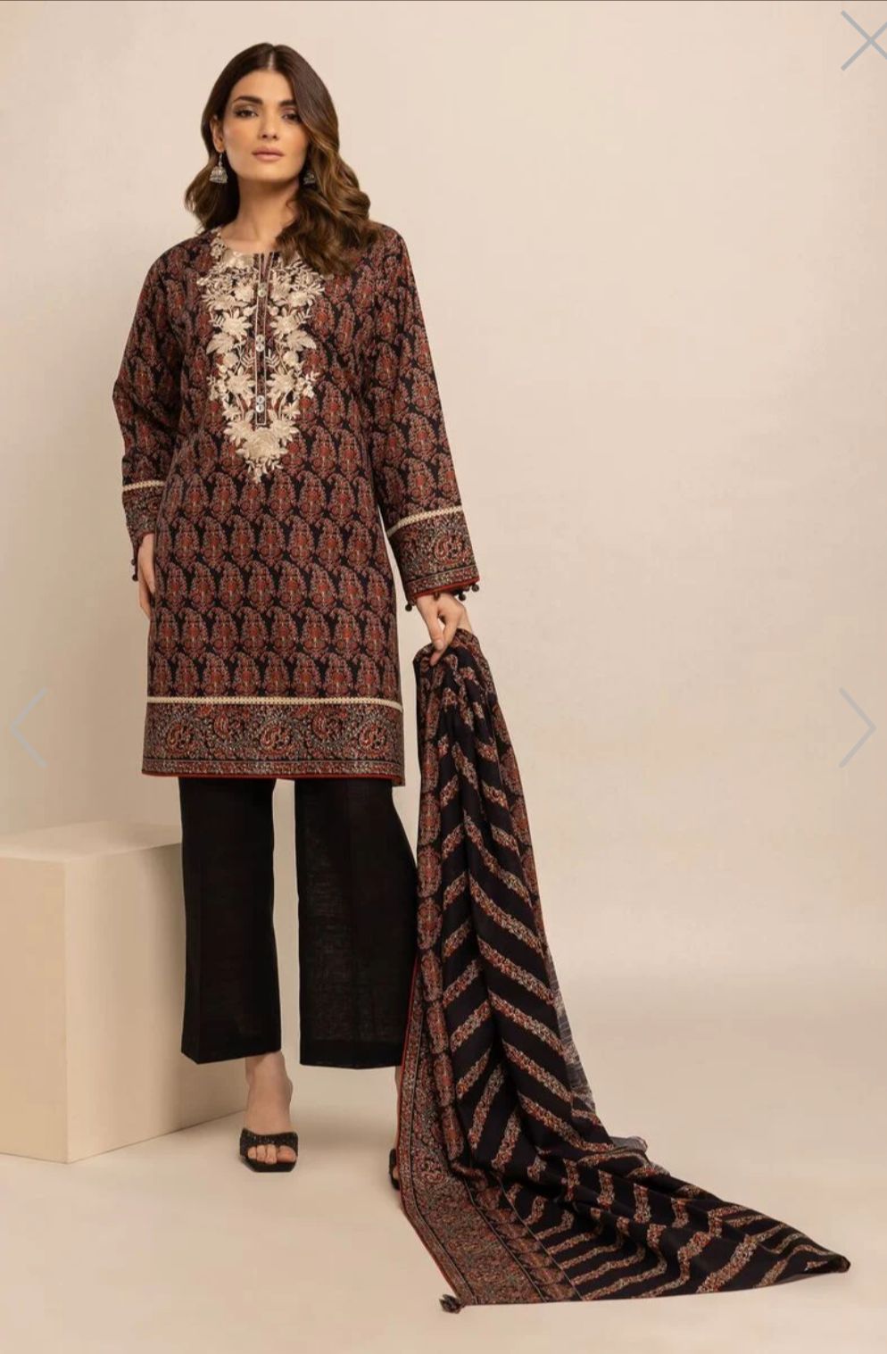 Khaddi Fabric 3 Piece (Winter)